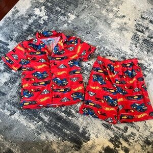 Hot Wheels Red Kids Pajama Set